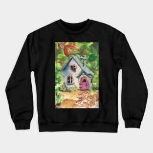 Fairy Cottage (first in a series) Crewneck Sweatshirt